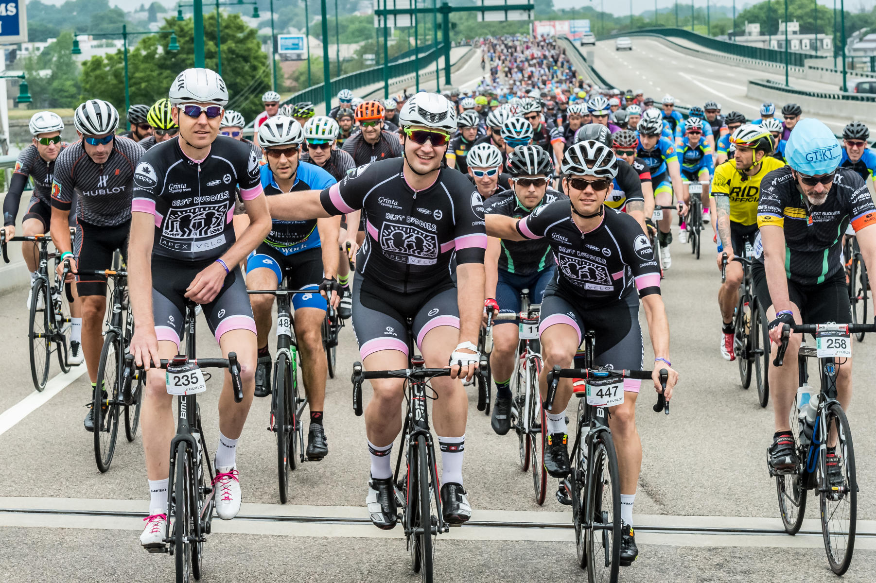 Best Buddies Challenge Bike Ride raising funds and awareness. 