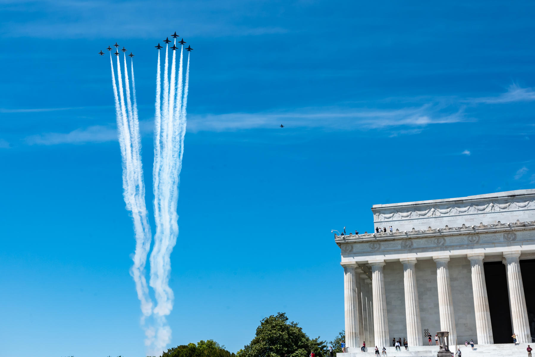 Flyover Blue Angels & Thunderbirds 