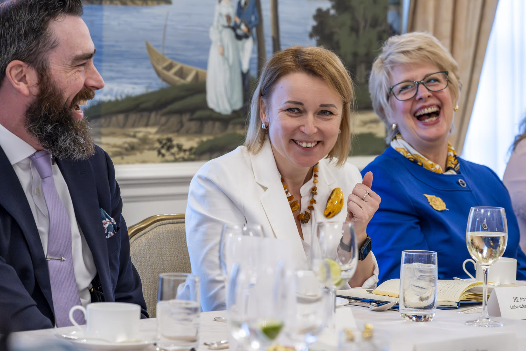 The Potomac Exchange luncheon with EU Ambassador  Jovita Neliupien 