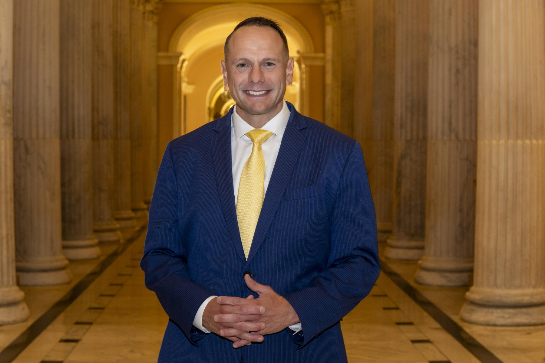 John Koufos, in the US Capitol 