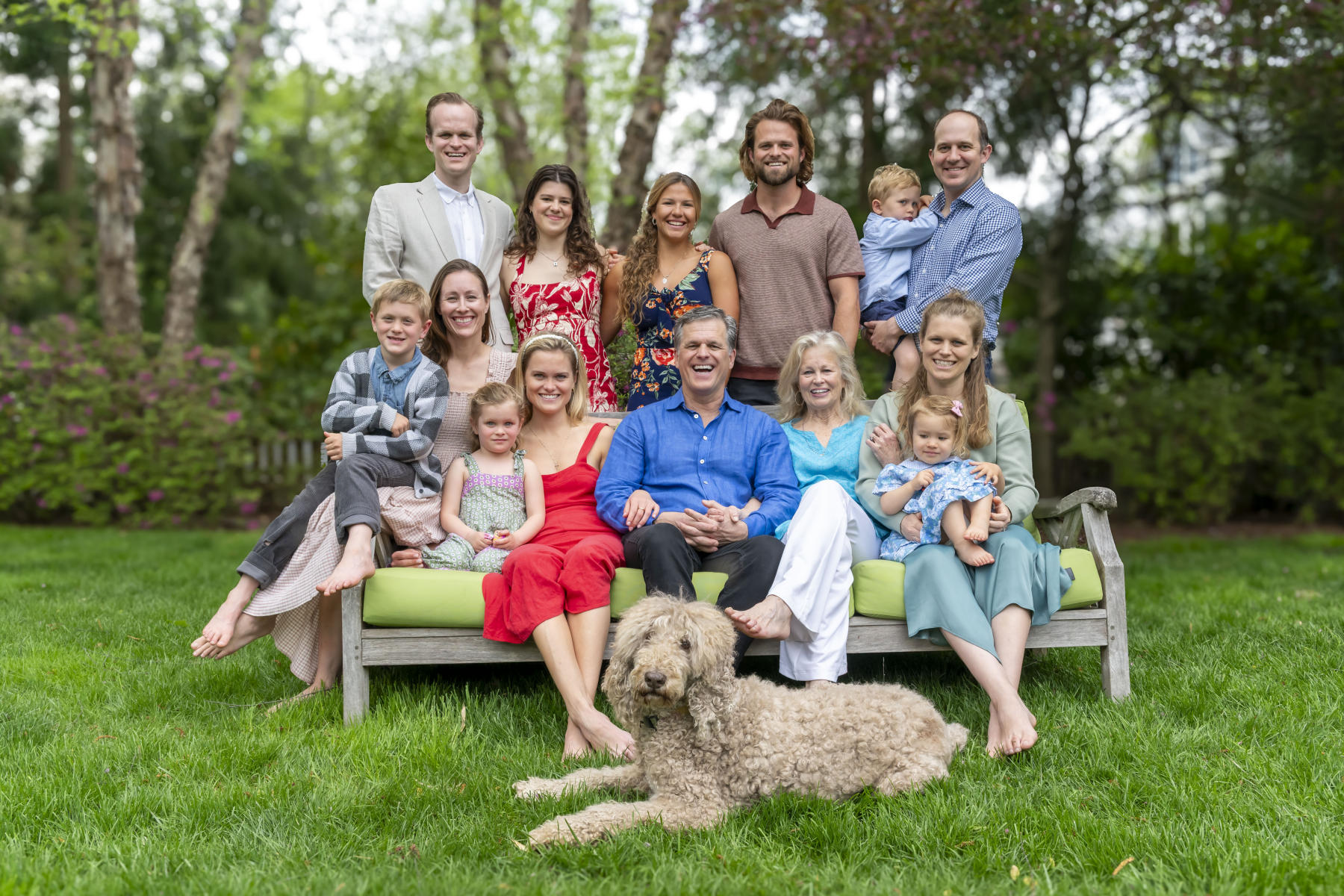 Family portrait, three generations 